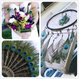 10/20Pcs Natural Peacock Feathers Crafts DIY Plumas Wedding Party Feathers Hair Christmas Jewelry Making Decoration Accessories
