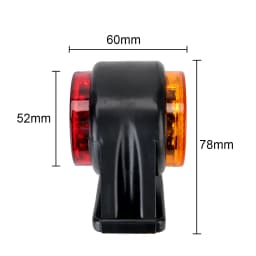 12V 24V Truck Light Trailer Position Corner Side Marker LED Turn Signal Lamp Brake Parking Boat Marine Lorry Caravan Accessories