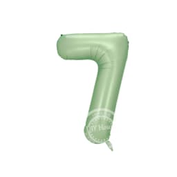 40inch Vintage Green Number Balloon 18inch Heart Balloons For 30 40 50 60 70 Happy Birthday Party Decoration DIY Home Supplies