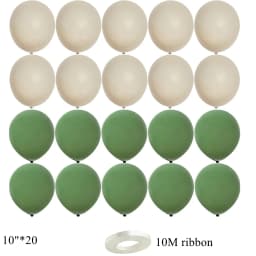 40inch Vintage Green Number Balloon 18inch Heart Balloons For 30 40 50 60 70 Happy Birthday Party Decoration DIY Home Supplies