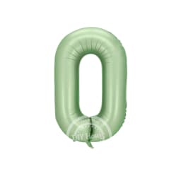 40inch Vintage Green Number Balloon 18inch Heart Balloons For 30 40 50 60 70 Happy Birthday Party Decoration DIY Home Supplies