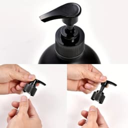 500ml/16oz Shower Soap Dispenser Refillable Shampoo Dish Soap Bottles Minimalist Black Lotion Bottle for Bathroom/Kitchen