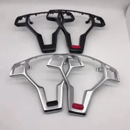 Car Steering Wheel Chrome Trim Cover For Mercedes Benz AMG C E GLK GLA CLA Class W176 W204 W212 W156 W218 A09946400139107