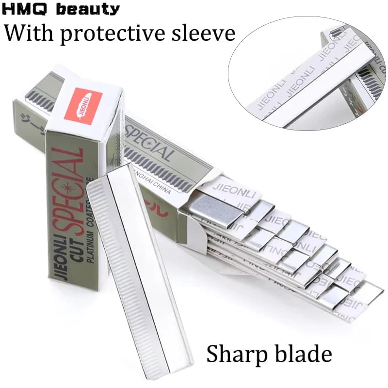 20/40Pcs Eyebrow Trimmer Hair Remover Stainless Steel Women Razor For Eyebrows Face Shaver Hair Removal Knife Salon Makeup Tools