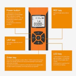 High Precision Optical Power Meter G10 Rechargeable Battery FTTH Fiber Optic Power Meter with Flash Light OPM FC/SC/ST