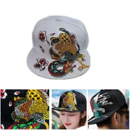 BASEBALL CAPS FOR BOTH Men Women Boys Girls Punk Studded Baseball Hip-Hop Hat Adjustable Snapback Spike Rivet Stud Cap