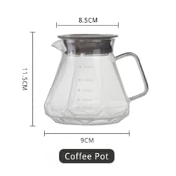 Coffee Obsidian Diamond Hand-brewed Coffee Sharing Pot Filter Cup Cloud Hand-brewed Coffee Pot Set