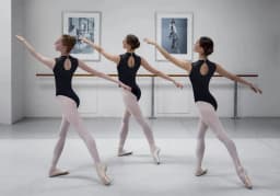 Women's Turtleneck Dance Ballet Leotard With Durable Lace,Water-drop Hollow Back