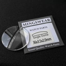Single Domed Mineral Watch Glass 2.0mm Edge Thickness Round Crystal 30mm-39.5mm Diameter Magnifying Len for Watch Repair YZC9207