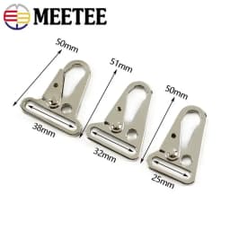 2/4/10Pcs 20/25/32/38mm Metal Strap Buckles Bag Trigger Snap Hook Webbing Chain Clasp Dog Collar Buckle DIY Hardware Accessories