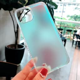 Fashion Matte Aurora Laser Gradient Phone Case For iPhone 17 Pro Max 16 15 14 13 12 Pro Max 16 Plus 17Air 11 Shockproof Cover