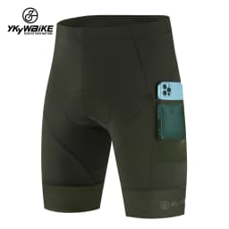 YKYWBIKE Men's Cycling Shorts Padded Pad Shockproof MTB Road Bicycle Short Tights Pants Summer Sport Mountain Bike Riding Shorts