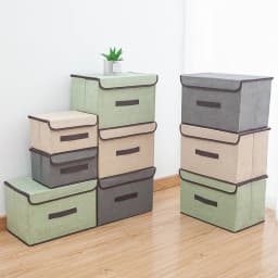 Fold Non Woven Fabric Storage Box Gray Home Supplies Clothing Underwear Sock And Kid Toy Storage Organizer Cosmetics