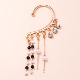 Aihua 1pc Bohemian No Picering Pearls Stone Ear Cuff Wrap Stud Clip Earrings For Women Girl Trendy Earrings Jewelry Bijoux
