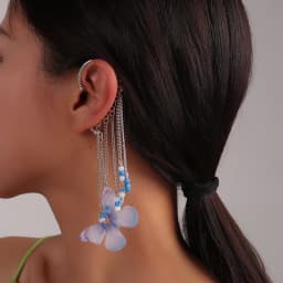 Aihua 1pc Bohemian No Picering Pearls Stone Ear Cuff Wrap Stud Clip Earrings For Women Girl Trendy Earrings Jewelry Bijoux
