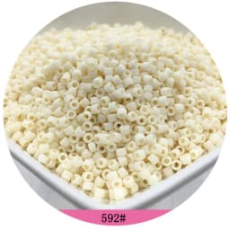 365pcs 2mm Japanese Matte Frosted Color Tubular Glass Beads 10/0 Loose Spacer Seed Beads for Jewelry Making DIY Charms Sewing