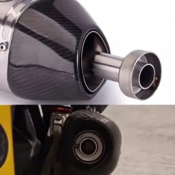 For Original Yoshimura R77 Exhaust Pipe Catalyst Escape Silenciador Muffler Plug 49mm Removable DB Killer