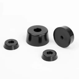 20Pcs Black Rubber Feet Chair Floor Protector Non-slip Furniture Feet Table Leg Cover Cabinet Bottom Pads Funiture Legs