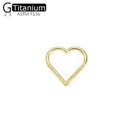 G23 Titanium Earrings With Half Ring Of Zircon For Left And Right Ears Piercing Jewelry Neutral Versatile Banquet Nose Ring