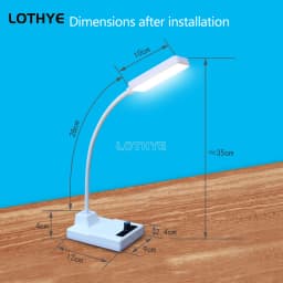NE555 LED Dimming Table Lamp Kit PWM Circuit DIY Soldering Assembly DIY Electronic Kit 8.5W 5V 2A With Switch Potentiometer