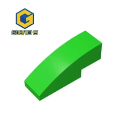 Gobricks 10PCS Assembles 50950 3x1 curved oblique brick Building Blocks Bulk Model City Classic Toy Boys Girls Gift Sets