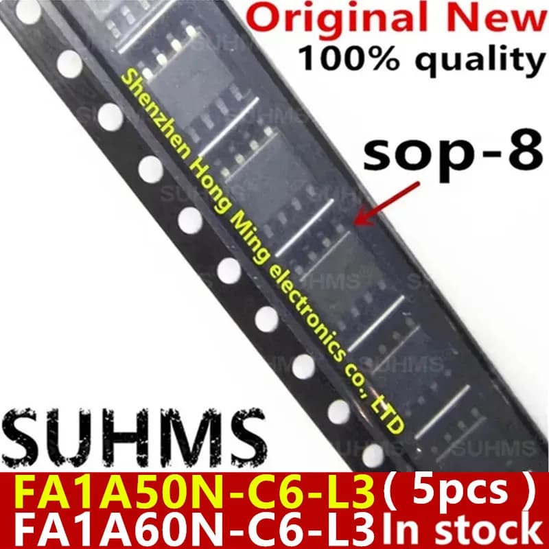 (5piece)100% New 1A50 1A60 FA1A50N FA1A60N FA1A50N-C6-L3 FA1A60N-C6-L3 sop-8 Chipset