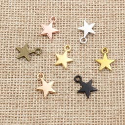 100pcs 11x8mm Charms star Tibetan Silver Plated Pendants Antique Jewelry Making DIY Handmade Craft