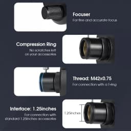 Svbony MK105 Telescope OTA Portable Design for Lunar Planetary Observations and Photography MK105 Maksutov Cassegrain