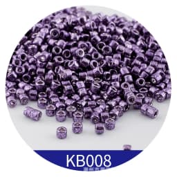 365pcs 2mm Japanese Metallic Bronze Cylindrical Glass Beads 10/0 Loose Spacer Seed Beads for Needlework Jewelry Making Sewing
