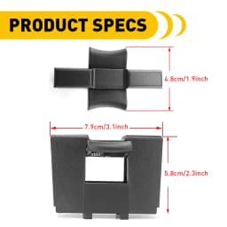 Center Console Cup Holder Insert Divider for Subaru Forester Legacy Outback 2010 2011 2012 2013 2014 2015 2017 2018 Accessories
