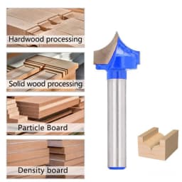 XCAN Millling Cutter 6mm Shank CNC Round Nose Bits 12-32mm Round Point Cut Bit Router Bit for Woodworking 1pc