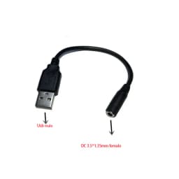 Usb Male to Female 5.5*2.1mm DC Power Adapter 12v DC Plug 3.5*1.35mm Female Converter For Charger Extension