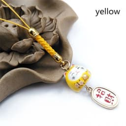 Keychain Hang Japanese Charm Lucky Cat Bag Accessories Phone Straps Phone Key Strap Phone Key Chain Lanyard Bell Ornaments