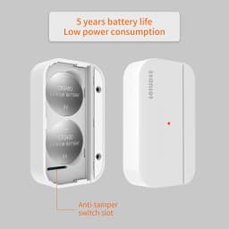 Staniot 5-Year Battery Life Contact Sensor Door and Window Open/Closed Detectors 433Mhz Smart Home Wireless Magnetic Sensor