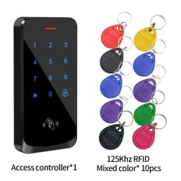 IP68 Waterproof Touch Backlight Access Control Keyboard RFID 125KHz EM Outdoor Access Keypad Door Lock Opener Wiegand Reader
