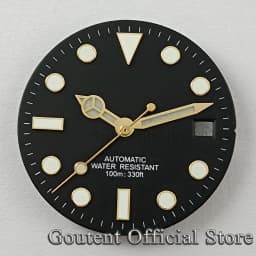 Goutent 28.5mm Sterile Watch Dial Hands For NH35/NH35A ETA2824/2836 Miyota 8205/8215/821A DG2813/3804 Movement Watch Face