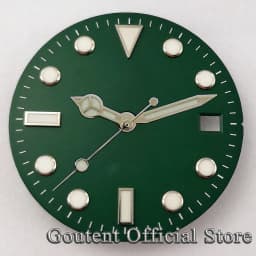 Goutent 28.5mm Sterile Watch Dial Hands For NH35/NH35A ETA2824/2836 Miyota 8205/8215/821A DG2813/3804 Movement Watch Face