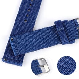 18mm 20mm 22mm 24mm Nylon Canvas Watch Band Woven Soft Belt Universal Bracelet for Men Women Sport Quick Release Wrist Band