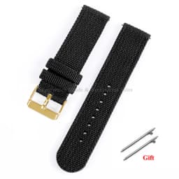 18mm 20mm 22mm 24mm Nylon Canvas Watch Band Woven Soft Belt Universal Bracelet for Men Women Sport Quick Release Wrist Band