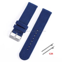 18mm 20mm 22mm 24mm Nylon Canvas Watch Band Woven Soft Belt Universal Bracelet for Men Women Sport Quick Release Wrist Band