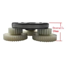 AKM 95RX Motor Clutch Assembly with Nylon Gear Set Spare Part for Aikema Helical Geared Hub Motor Replacement V1 and V2