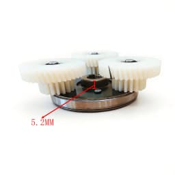 AKM 95RX Motor Clutch Assembly with Nylon Gear Set Spare Part for Aikema Helical Geared Hub Motor Replacement V1 and V2