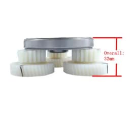 AKM 95RX Motor Clutch Assembly with Nylon Gear Set Spare Part for Aikema Helical Geared Hub Motor Replacement V1 and V2