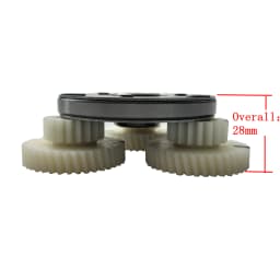 AKM 95RX Motor Clutch Assembly with Nylon Gear Set Spare Part for Aikema Helical Geared Hub Motor Replacement V1 and V2