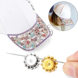 Flower Claw Cup Glass Rhinestones Button Strass Base Glitter Crystals Beads Sew On Rhinestone for Clothes DIY Sewing Accessories