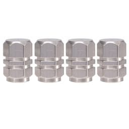 4Pcs Car Tire Valve Cap Aluminum Alloy Waterproof Wheel Air Dust Caps Tyre Rim Stem Covers Air Valve Caps Decor Auto Accessories