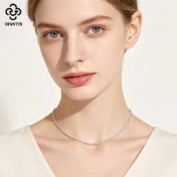 Rinntin 14K Gold 925 Sterling Silver 1.5mm Twisted Singapore Rope Chain Diamond-cut Thin Basic Necklace for Women Jewelry SC02