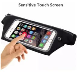 NEVERDIE STORE - Pochete Cinto Para Celular C/ Porta Chave Academia Corrida ENVIO RAPIDO PARA TODO O BRASIL