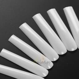 5Xl Extreme Long Stiletto Nails Full Cover Nails Artificial Acrylic False Nail Tips Press on Manicure Tool Accessories