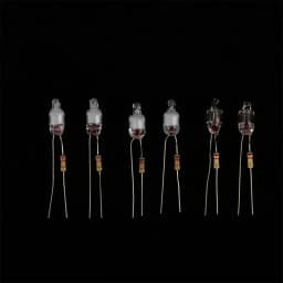 10Pcs Neon Indicator Light Green Red Blue Signs 6mm Neon Lamp Glow 2 Copper Wire 6X13mm Neon Indicator Bulbs